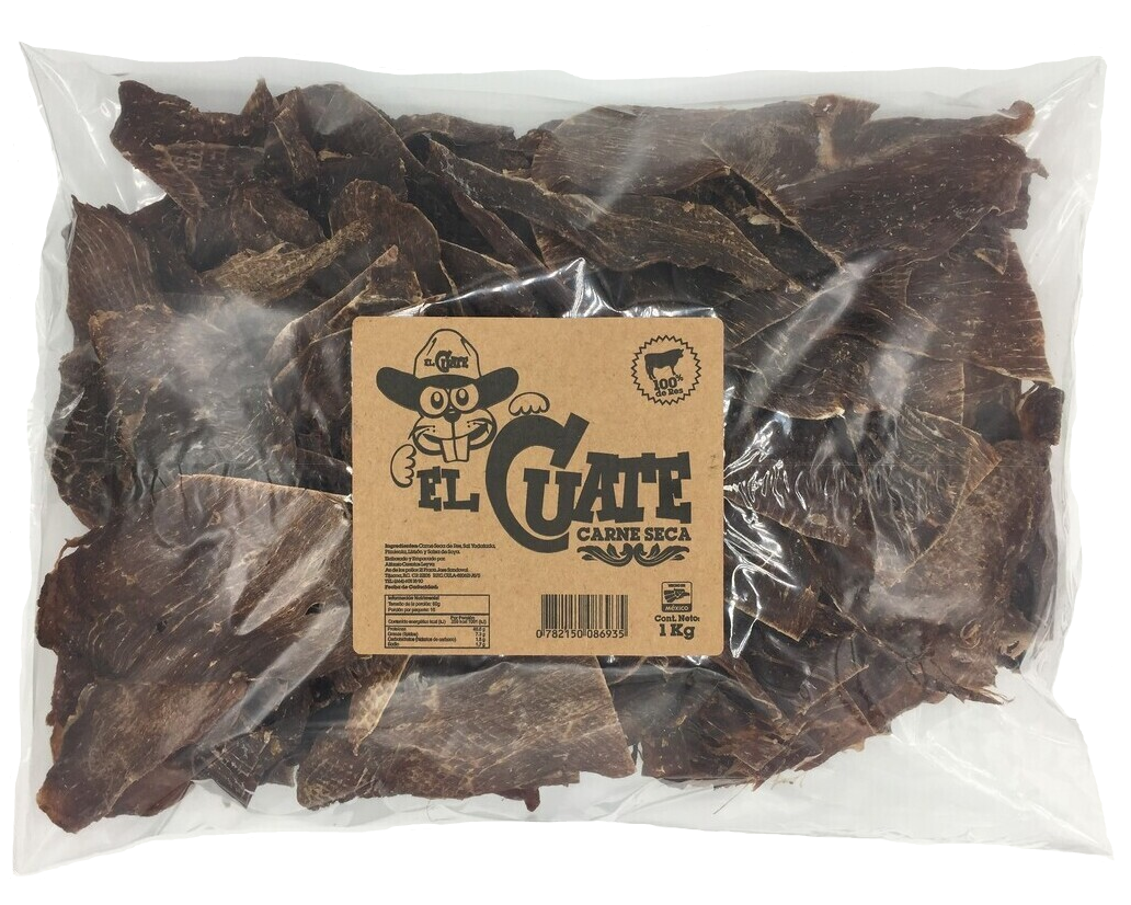 Carne seca original 1kg El Cuate®